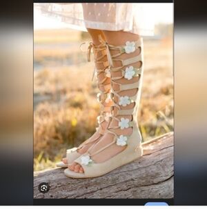 Seraphina Gladiator Sandals Joyfolie - Size 12